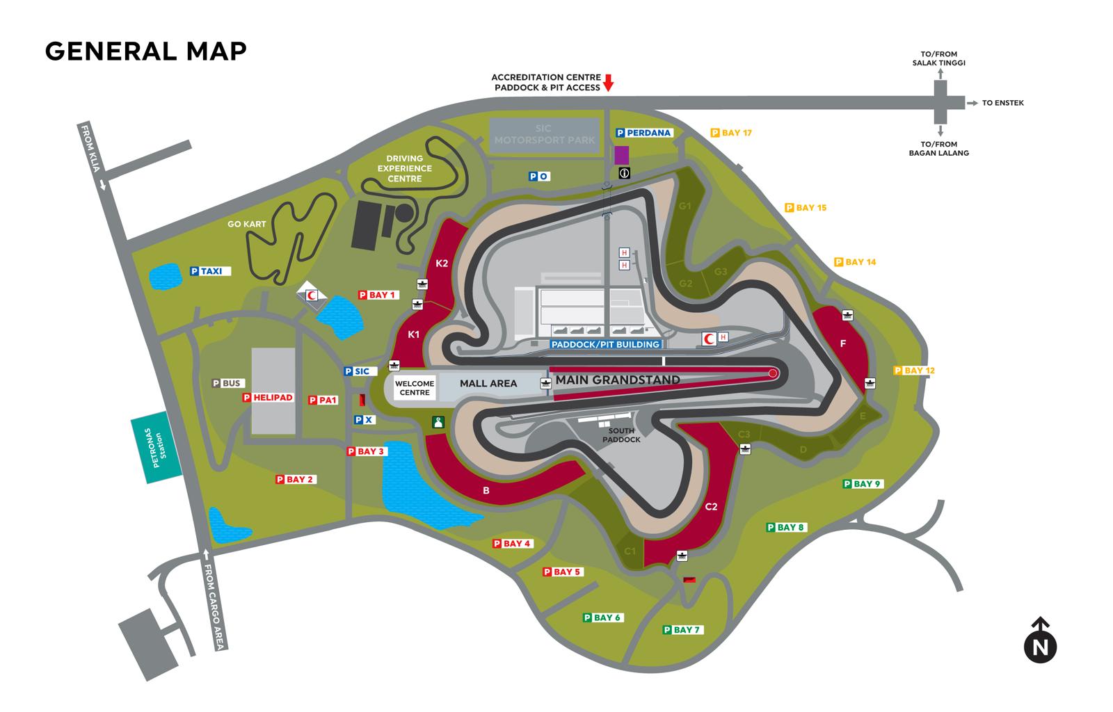 Bahrain Grand Prix Circuit Layout